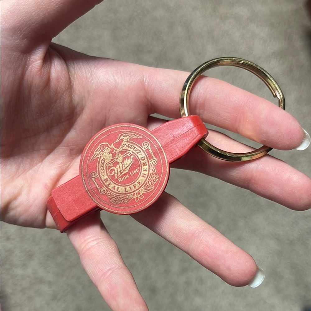 Miller high life bottle opener Keychain